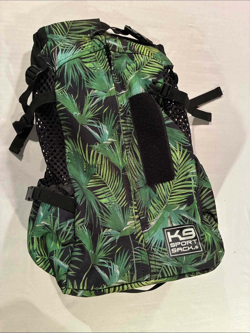 KS Sport Sack Men's Green Tropical Leaf Backpack